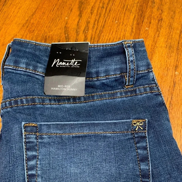 Nanette Mid- Rise Hamilton Skinny Jeans Size 4 - Picture 2 of 5